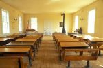 Inside the old schoolhouse at Columbia State Historic Park, CA